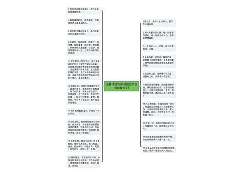 温馨情侣句子(情侣空间说说甜蜜句子)