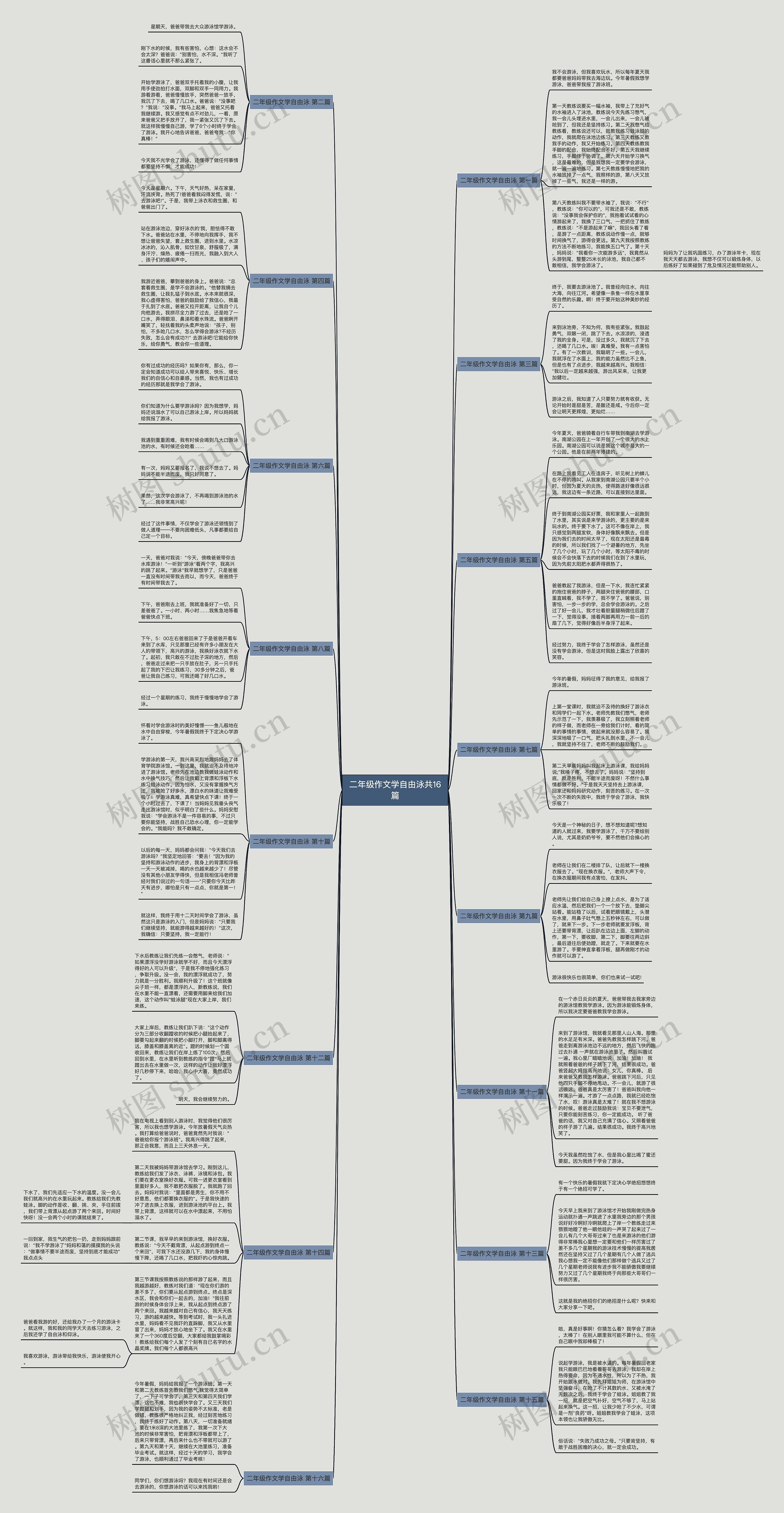 二年级作文学自由泳共16篇 二年级作文学自由泳共16篇