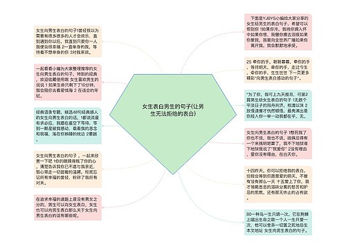 女生表白男生的句子(让男生无法拒绝的表白)