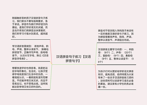 汉语拼音句子练习【汉语拼音句子】