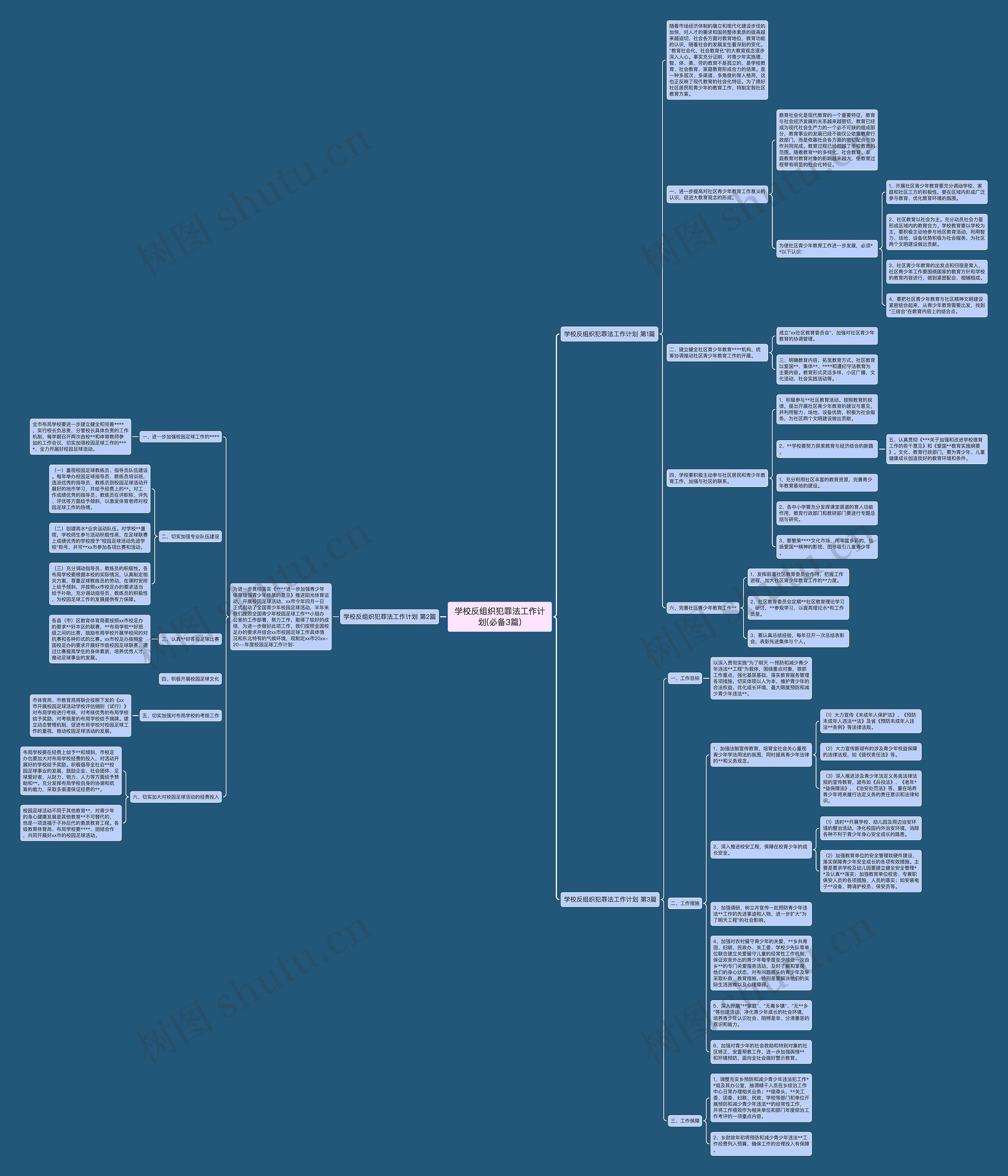 学校反组织犯罪法工作计划(必备3篇)思维导图