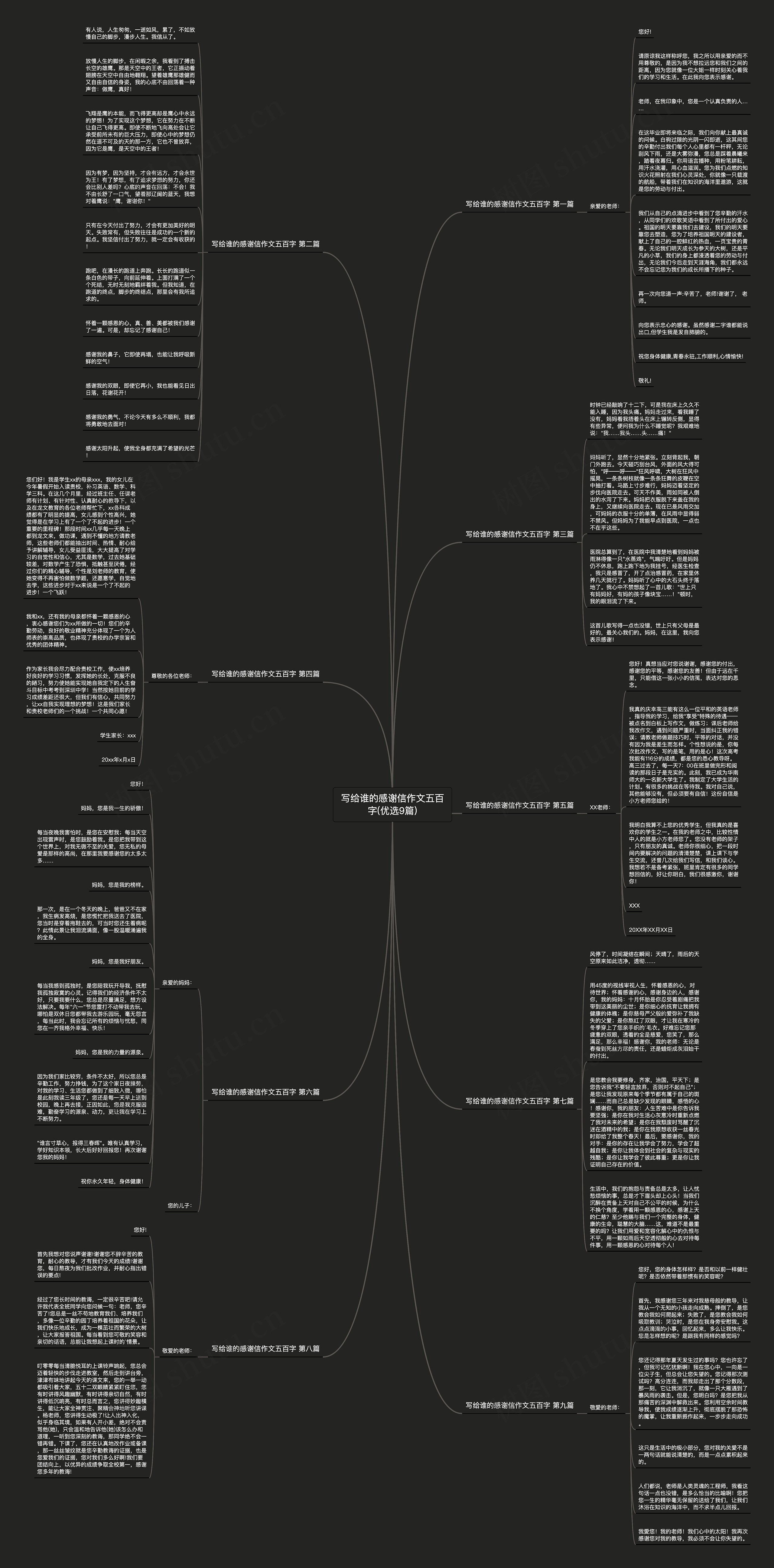 写给谁的感谢信作文五百字(优选9篇)