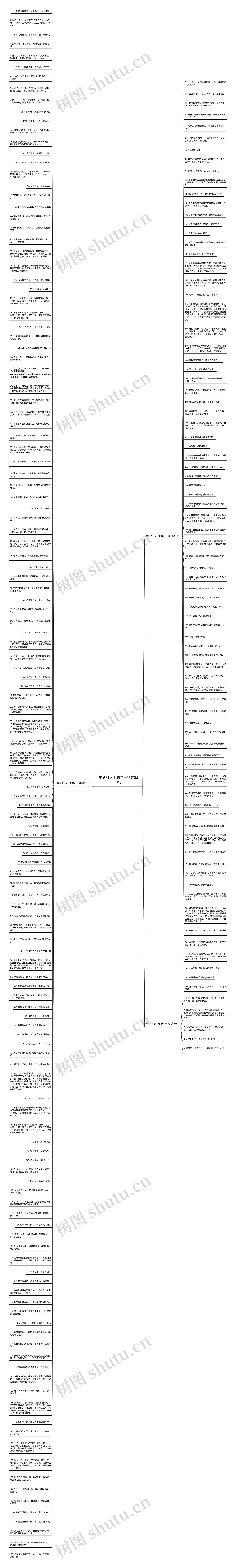 重新打天下的句子精选220句思维导图