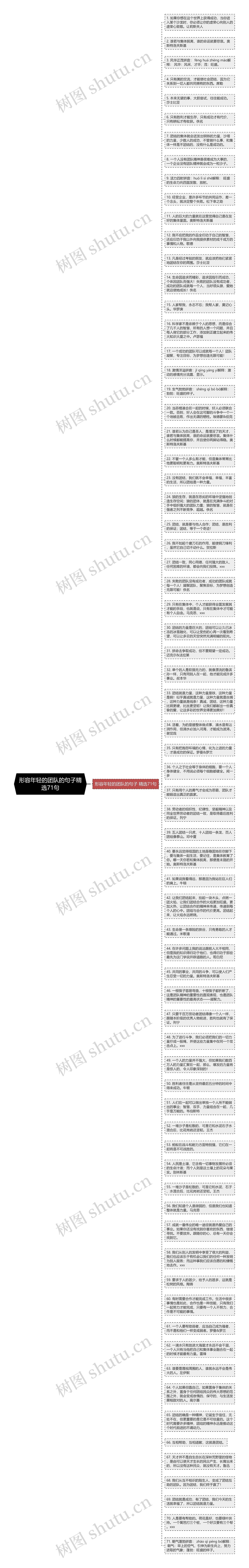 形容年轻的团队的句子精选71句思维导图