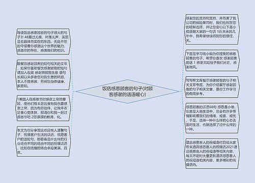 饭店感恩顾客的句子(对顾客感谢的话语暖心)