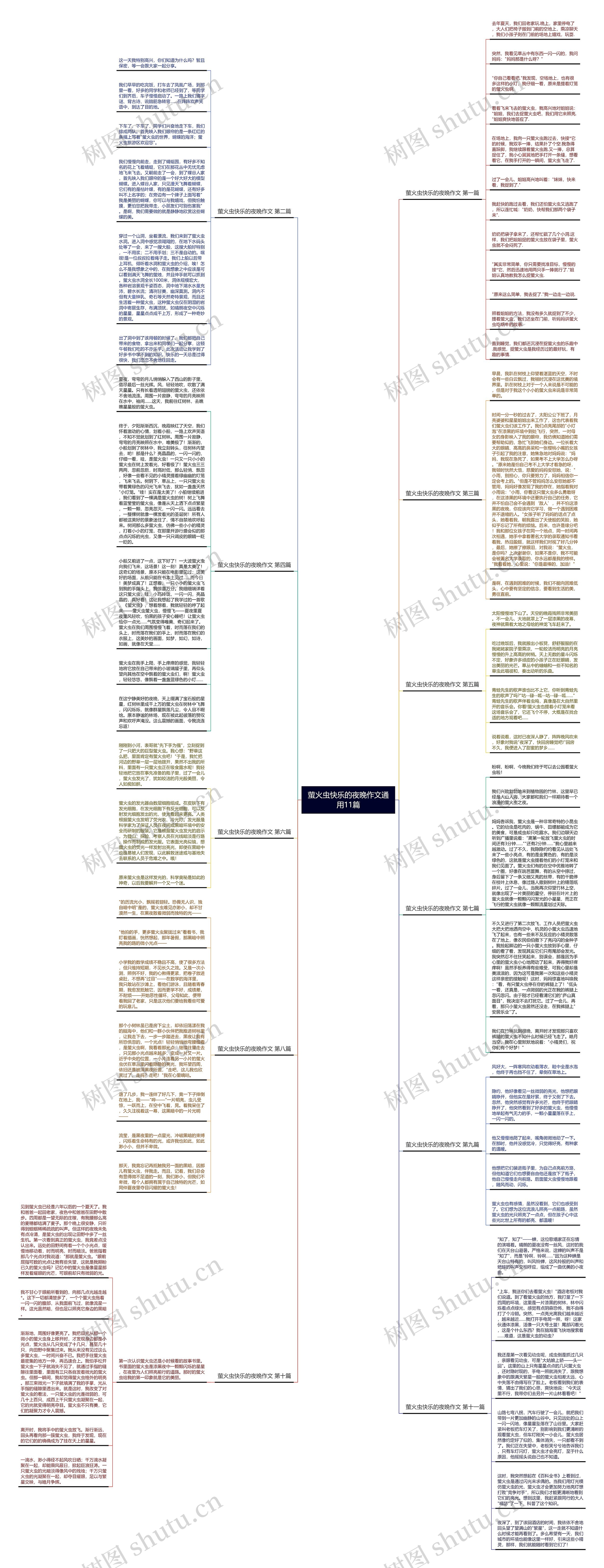 萤火虫快乐的夜晚作文通用11篇 萤火虫快乐的夜晚作文通用11篇