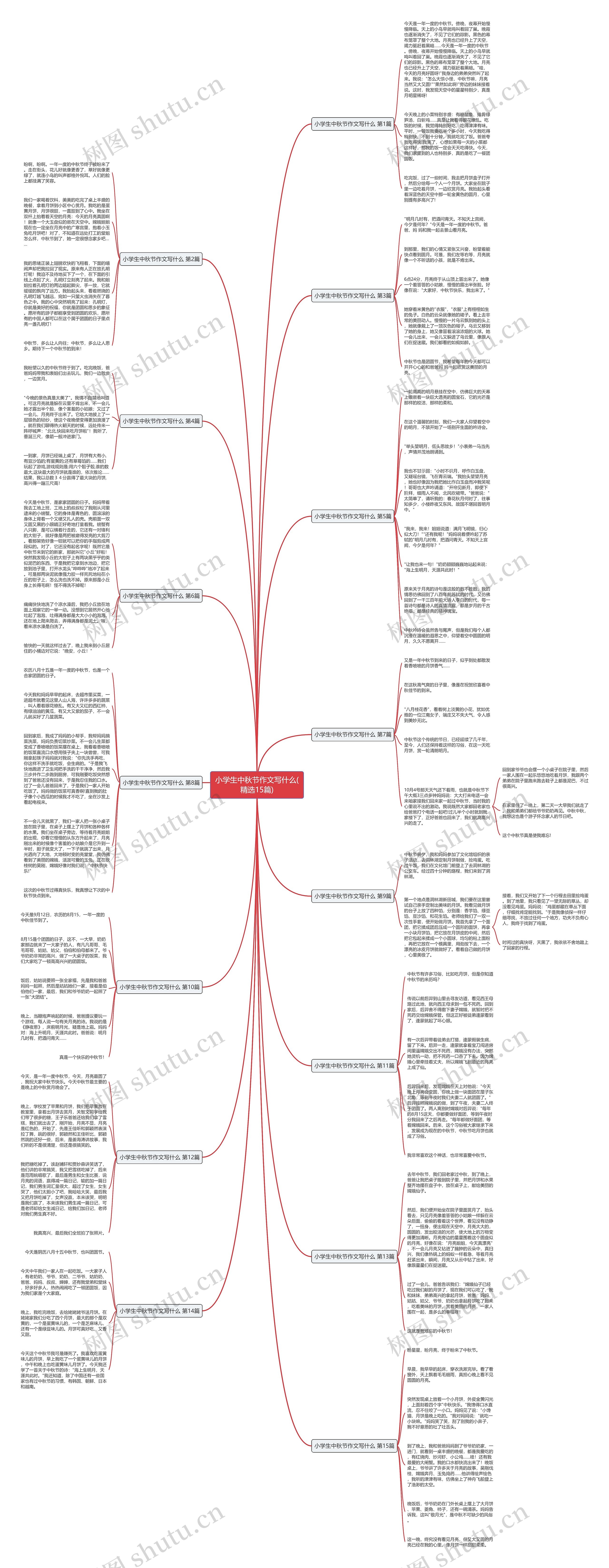 小学生中秋节作文写什么(精选15篇) 小学生中秋节作文写什么(精选15篇)