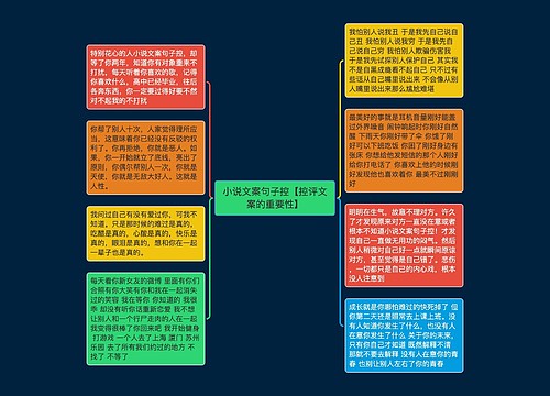 小说文案句子控【控评文案的重要性】