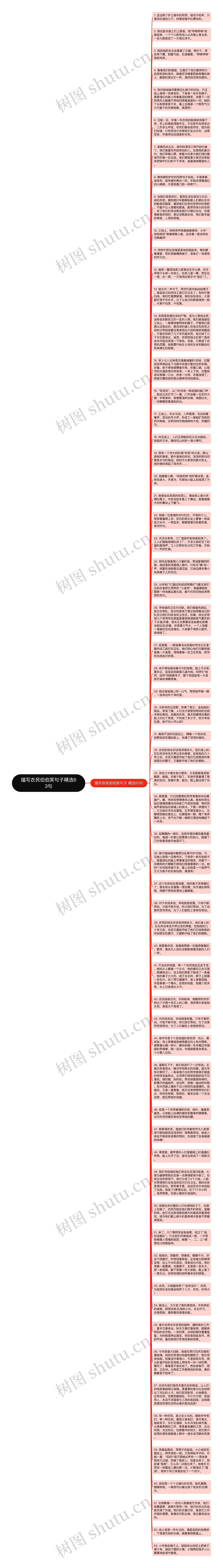 描写农民伯伯笑句子精选63句思维导图