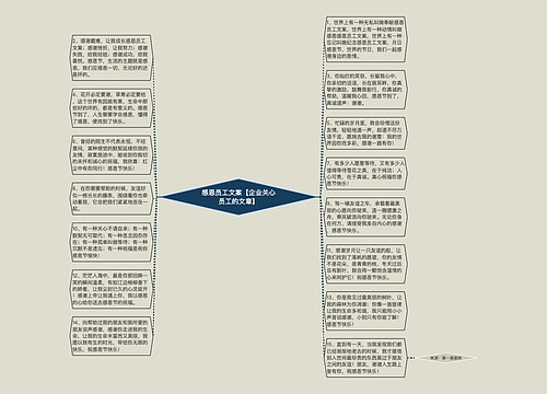 感恩员工文案【企业关心员工的文章】