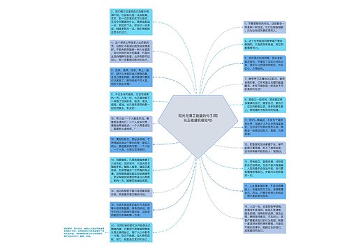 阳光充满正能量的句子(阳光正能量积极短句)