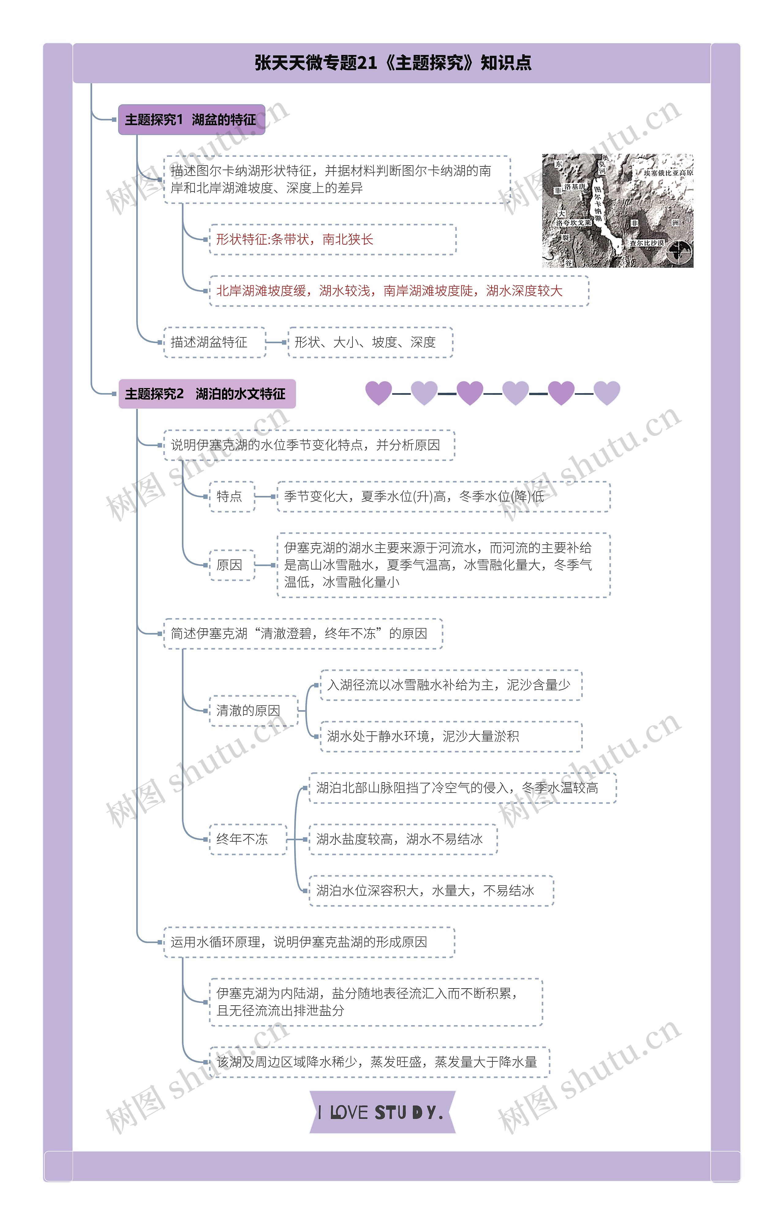 张天天微专题21《主题探究》知识点思维导图