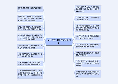 句子大全【句子大全短的】