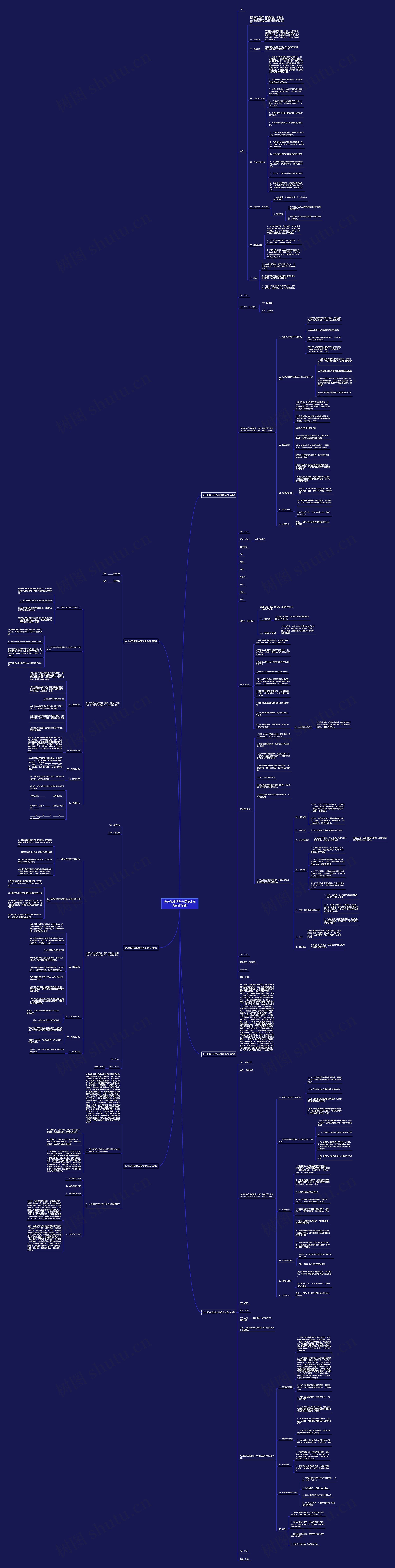 会计代理记账合同范本免费(热门6篇)思维导图
