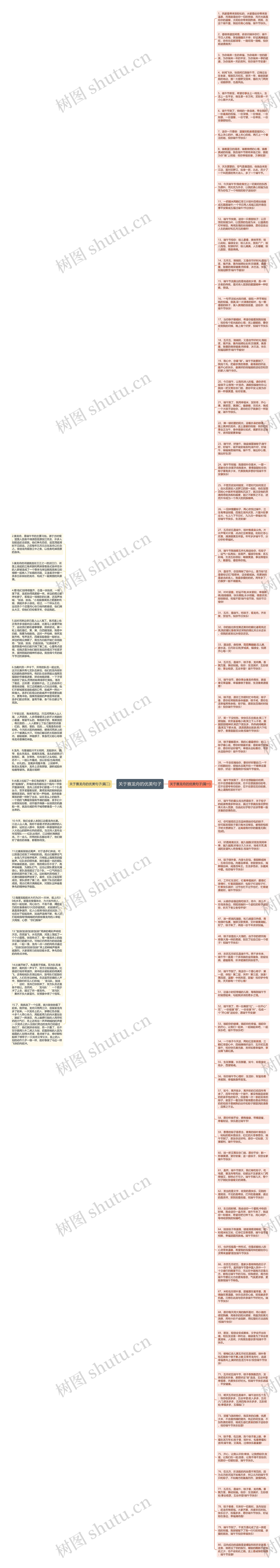 关于赛龙舟的优美句子思维导图