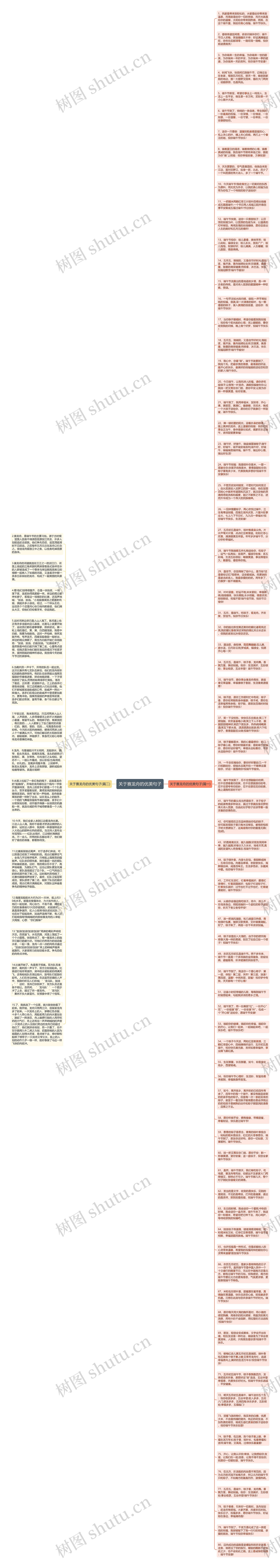 关于赛龙舟的优美句子思维导图高清图 关于赛龙舟的优美句子思维导图