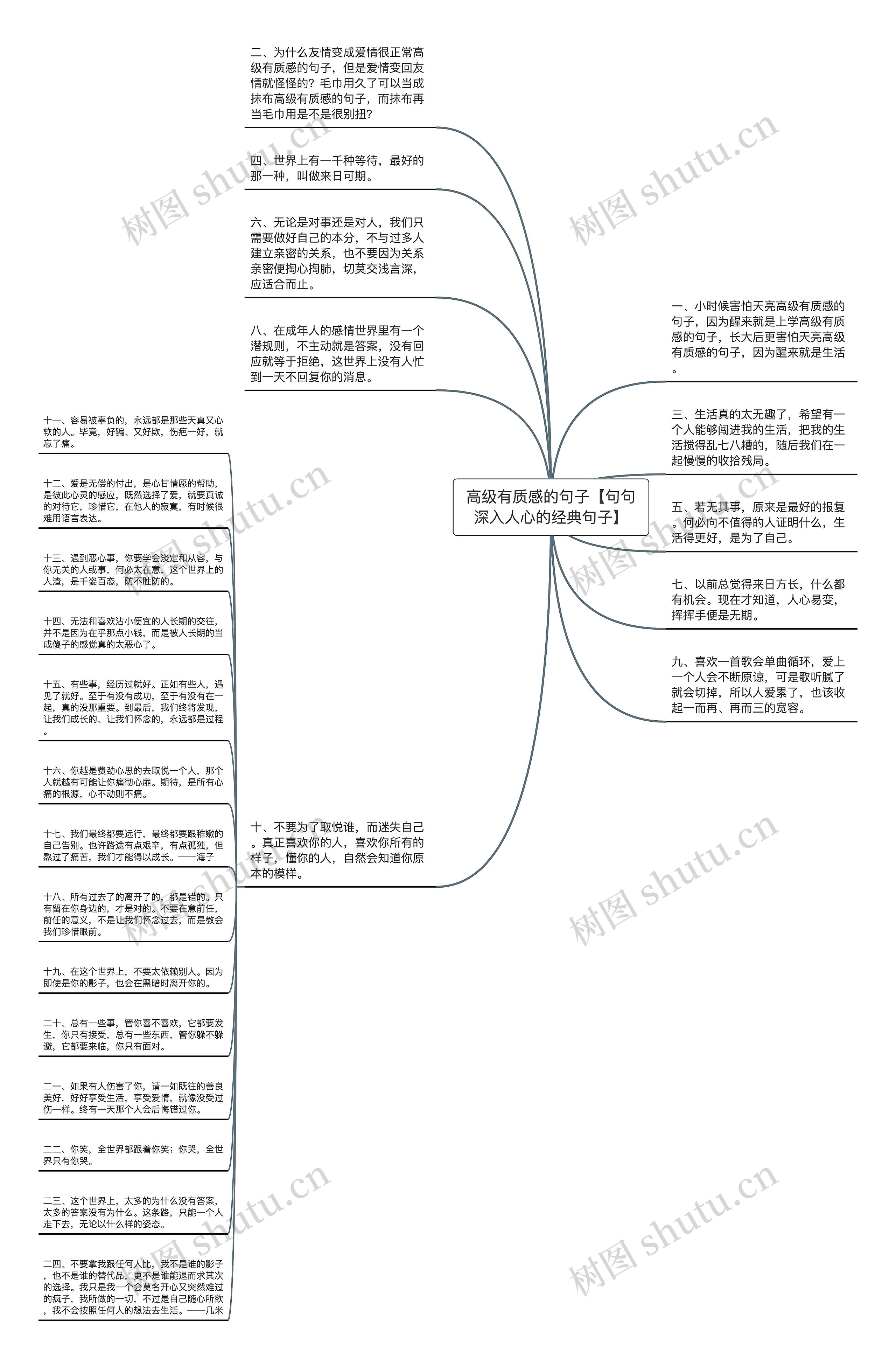 高级有质感的句子【句句深入人心的经典句子】