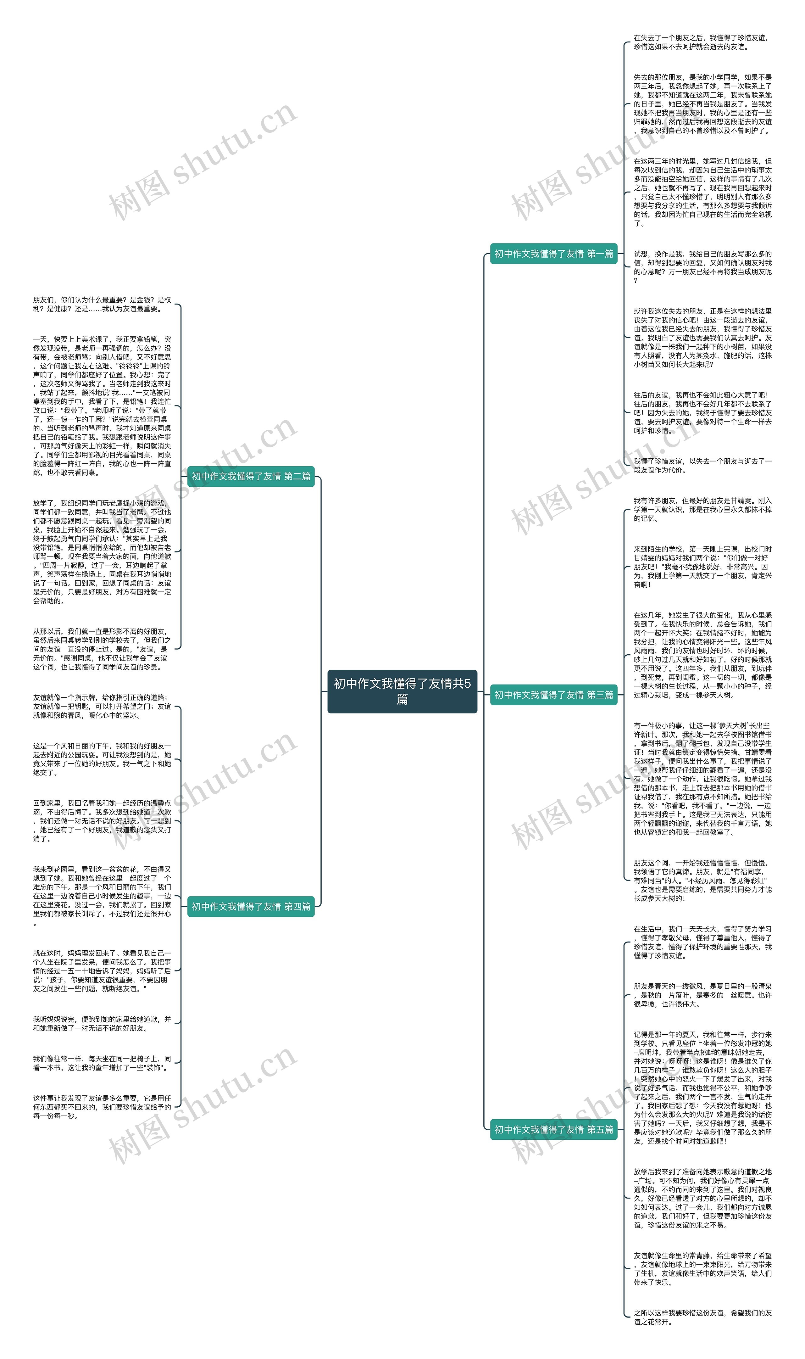 初中作文我懂得了友情共5篇 初中作文我懂得了友情共5篇