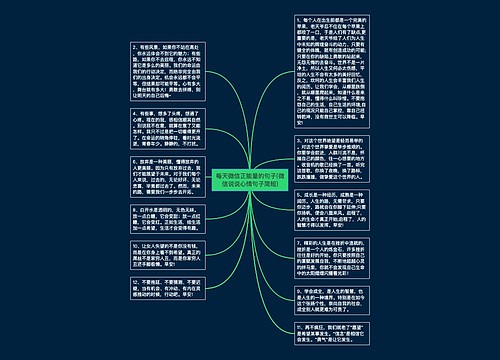 每天微信正能量的句子(微信说说心情句子简短)