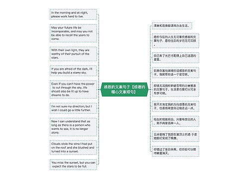 感恩的文案句子【感谢的暖心文案短句】