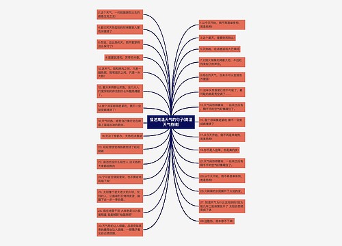 描述高温天气的句子(高温天气持续) 描述高温天气的句子(高温天气持续)