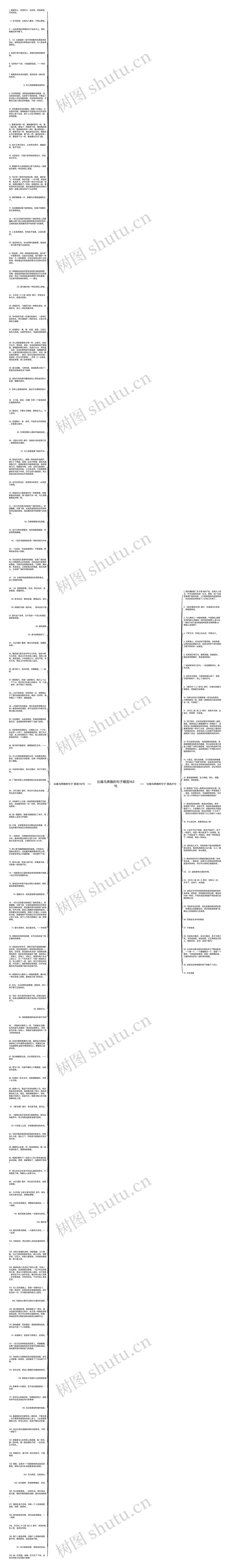 比喻马奔跑的句子精选163句