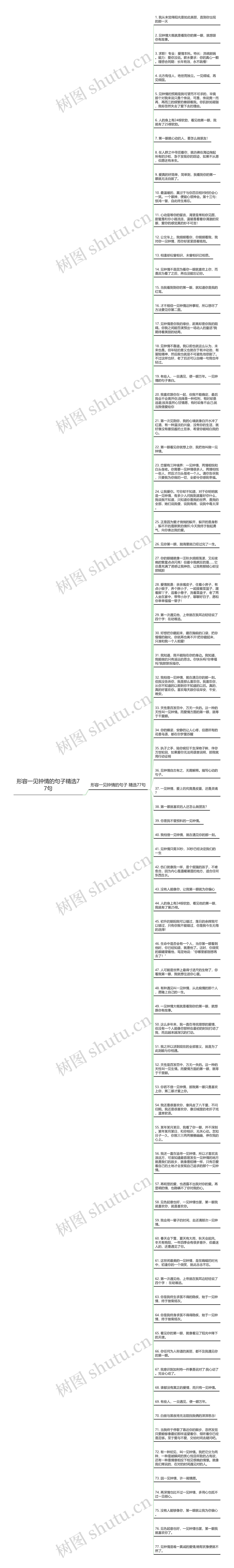 形容一见钟情的句子精选77句