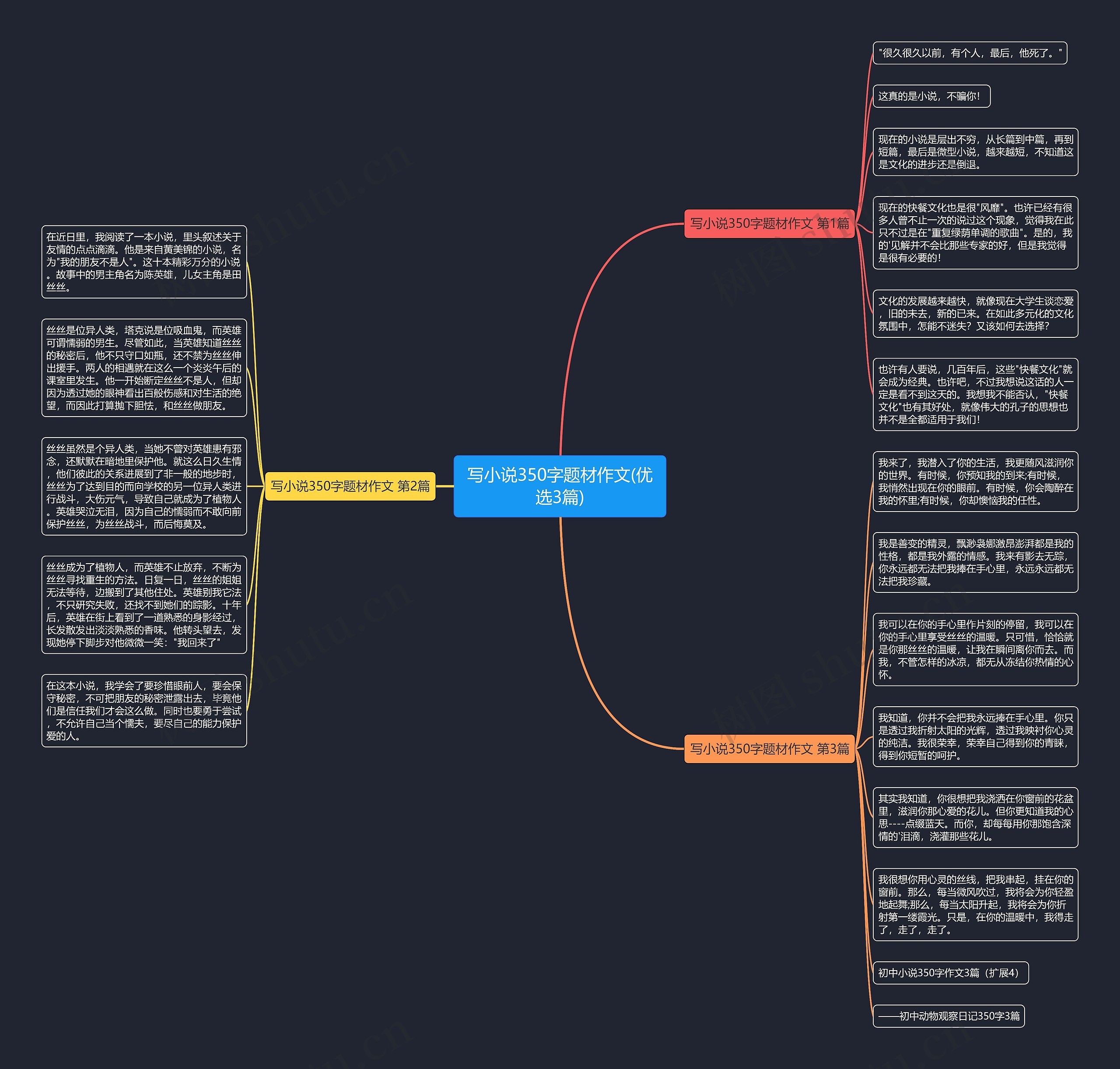 写小说350字题材作文(优选3篇) 写小说350字题材作文(优选3篇)