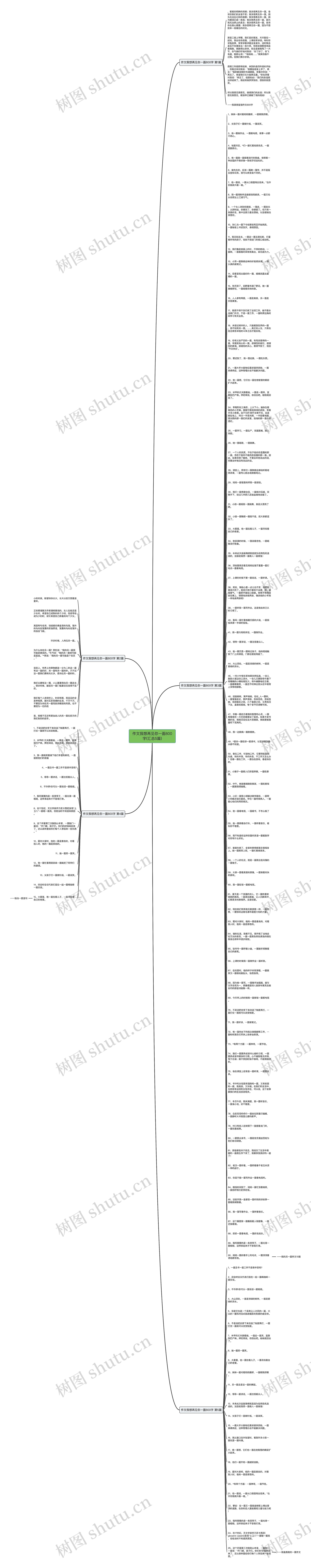 作文我想再见你一面800字(汇总5篇)思维导图