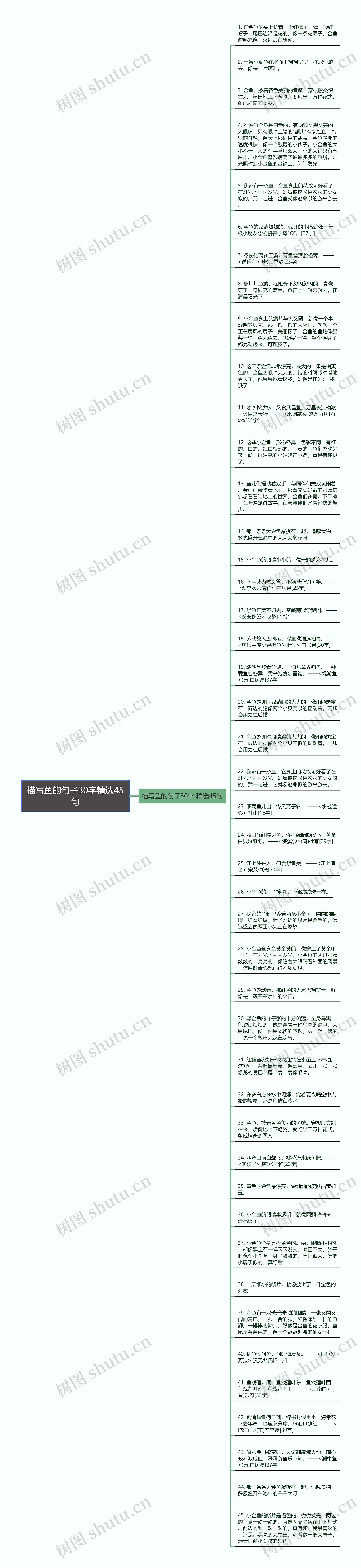 描写鱼的句子30字精选45句