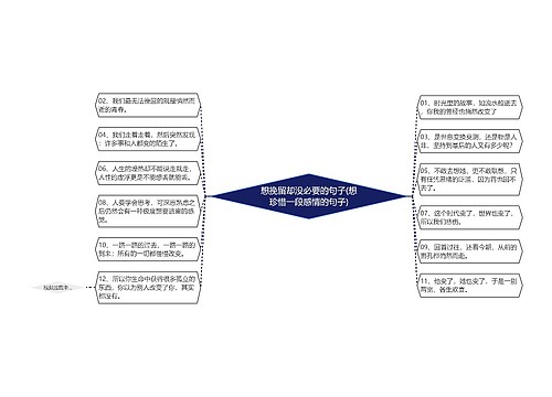 想挽留却没必要的句子(想珍惜一段感情的句子)