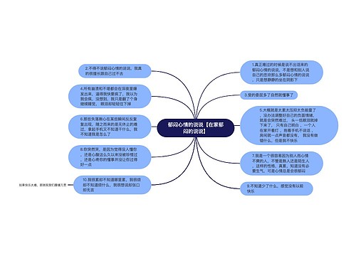 郁闷心情的说说【在家郁闷的说说】