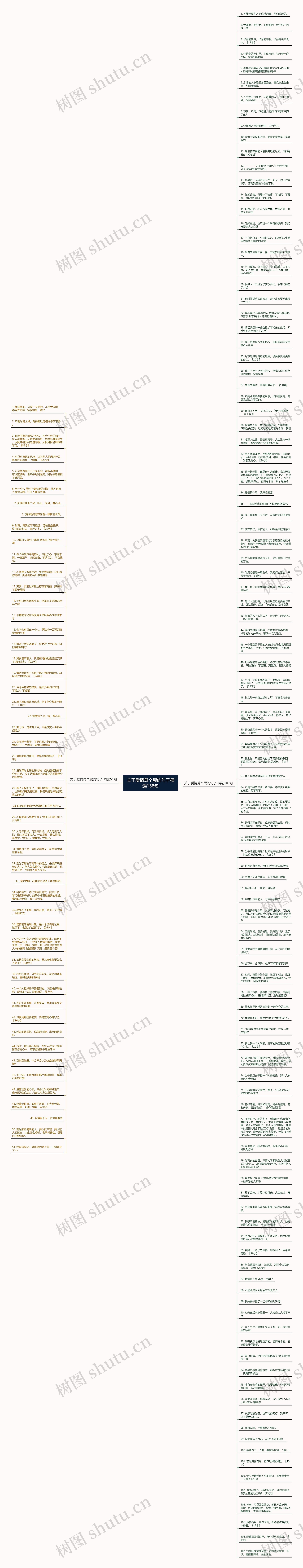 关于爱情算个屁的句子精选158句思维导图