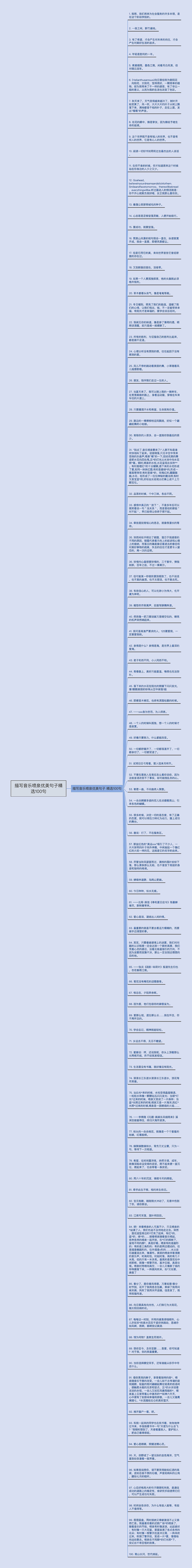 描写音乐喷泉优美句子精选100句思维导图