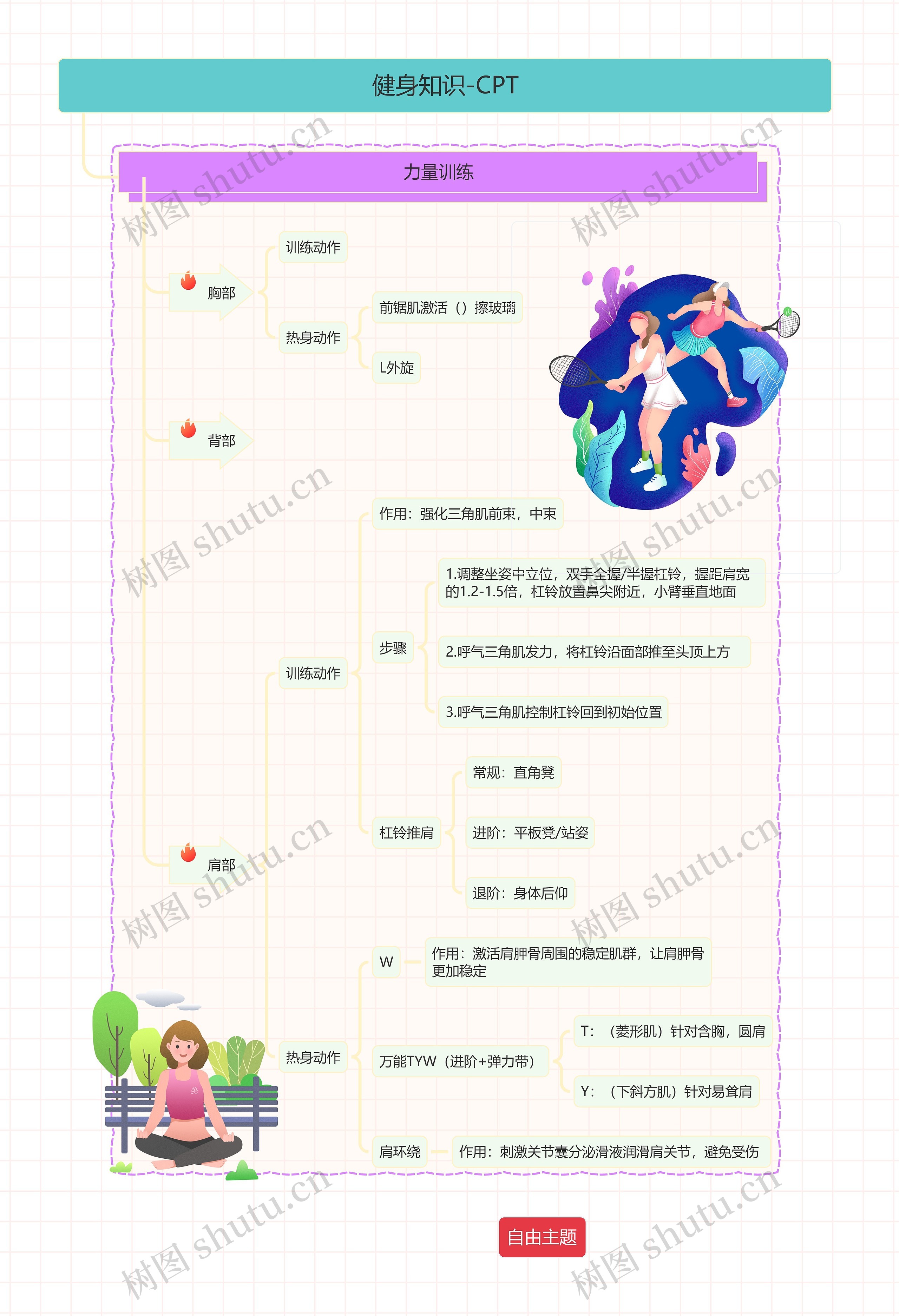 健身知识-CPT思维导图