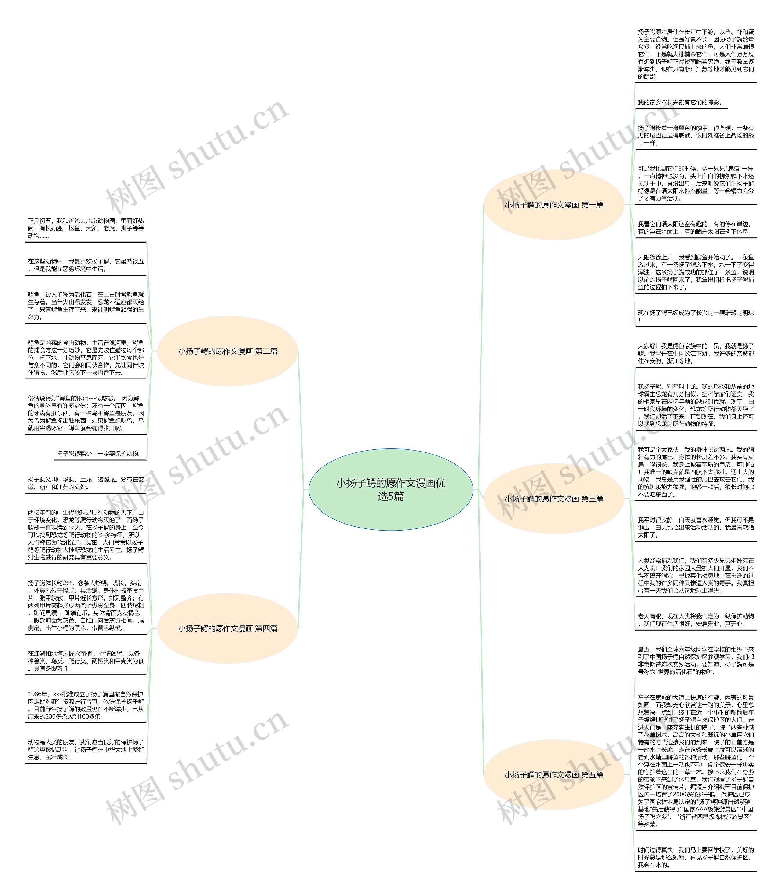 小扬子鳄的愿作文漫画优选5篇 小扬子鳄的愿作文漫画优选5篇