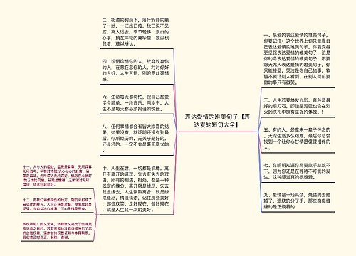 表达爱情的唯美句子【表达爱的短句大全】