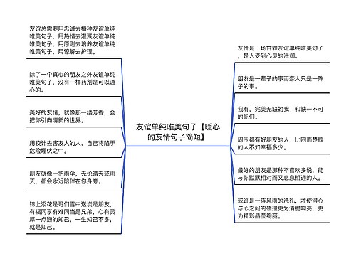 友谊单纯唯美句子【暖心的友情句子简短】