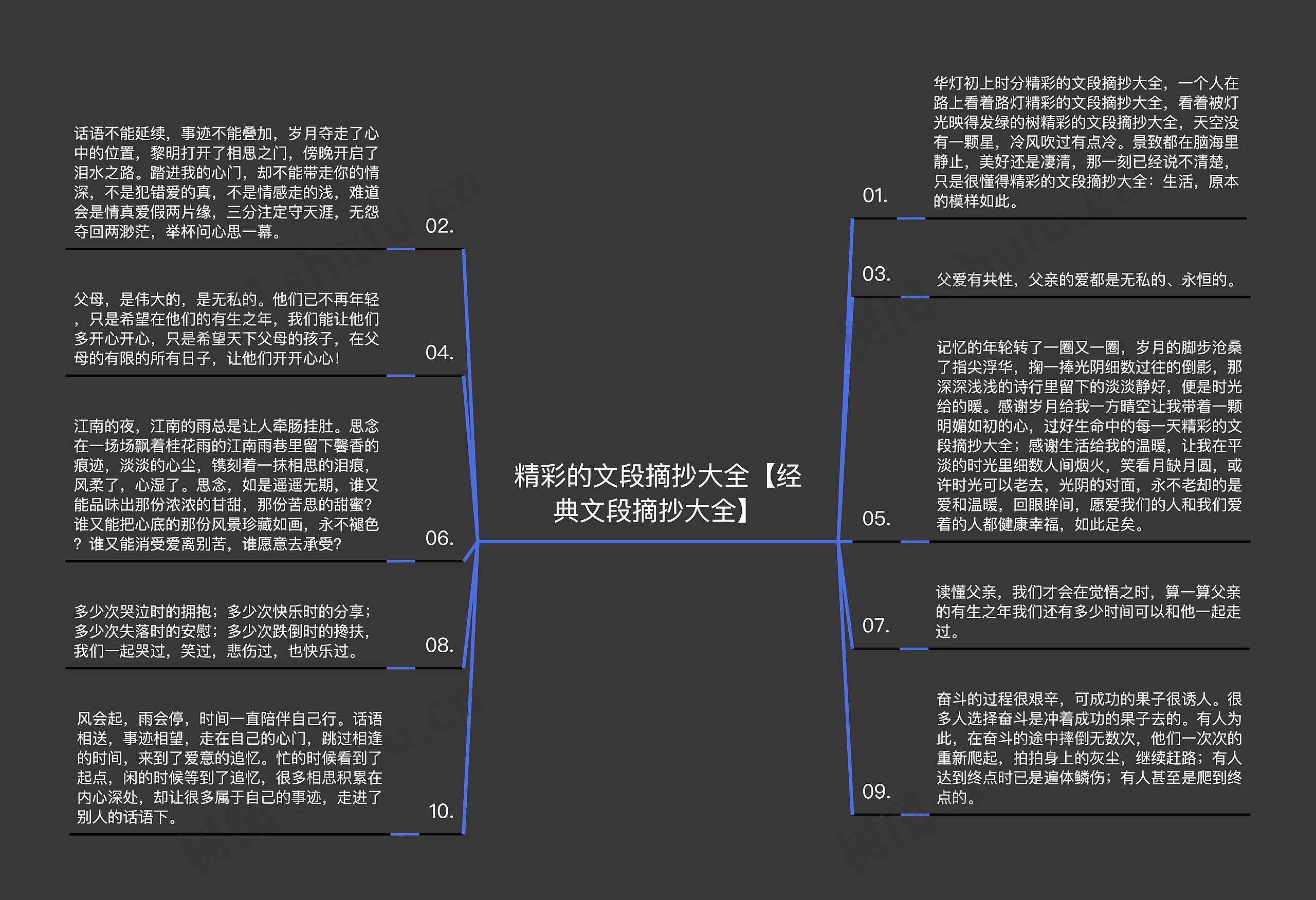 精彩的文段摘抄大全【经典文段摘抄大全】