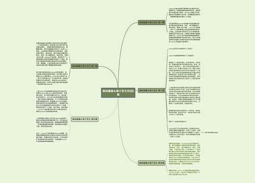 数码摄像头简介范文优选5篇思维导图