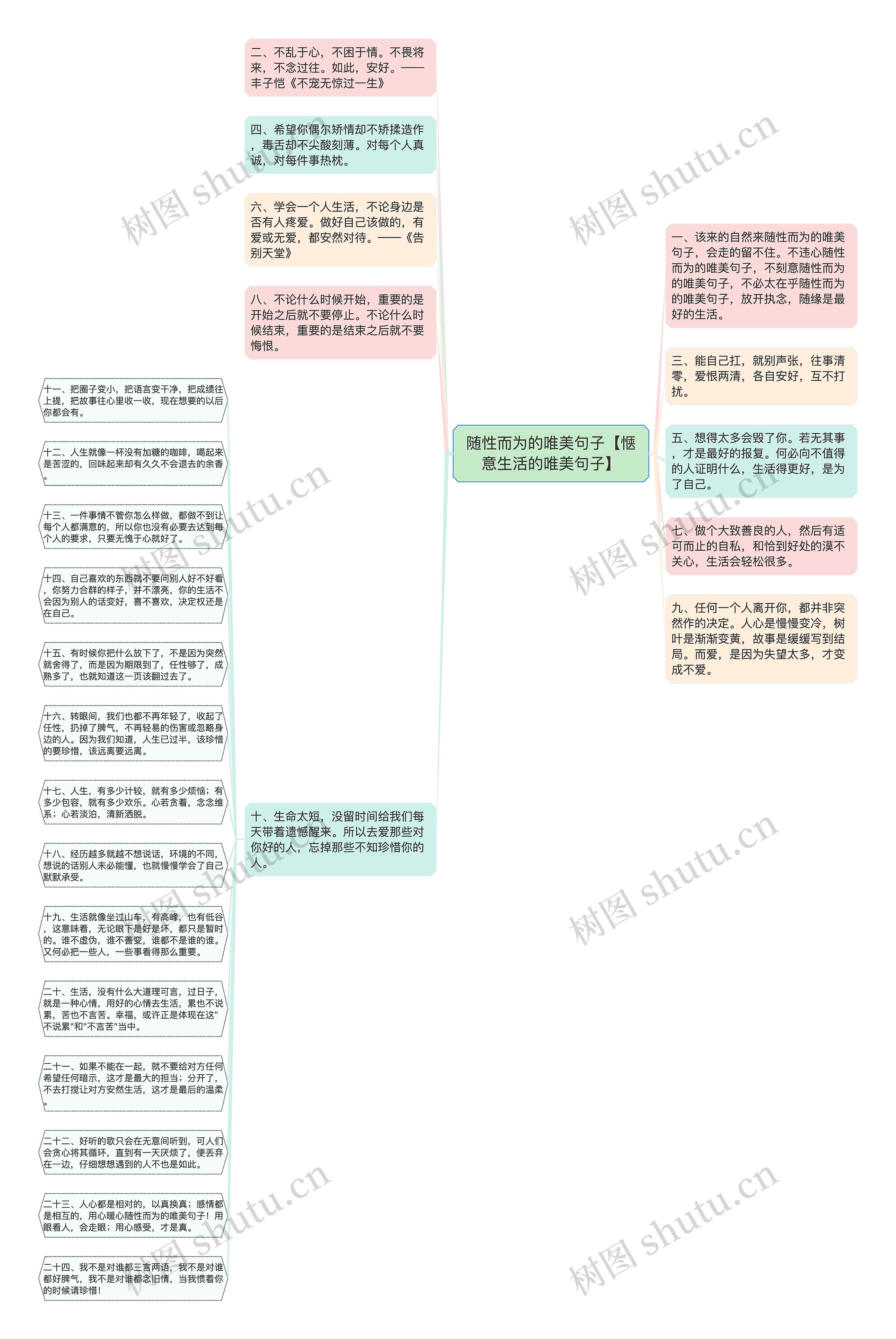 随性而为的唯美句子【惬意生活的唯美句子】