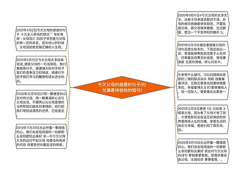 亏欠父母的感恩的句子(时光请善待爸妈的短句)