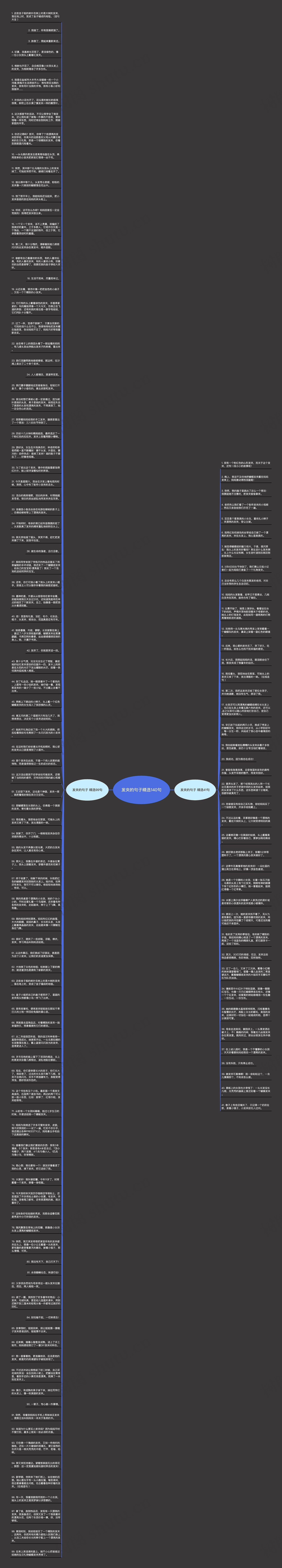 发夹的句子精选140句思维导图