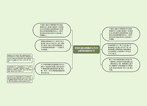 形容女朋友孝顺的句子(付出就有回报的句子)