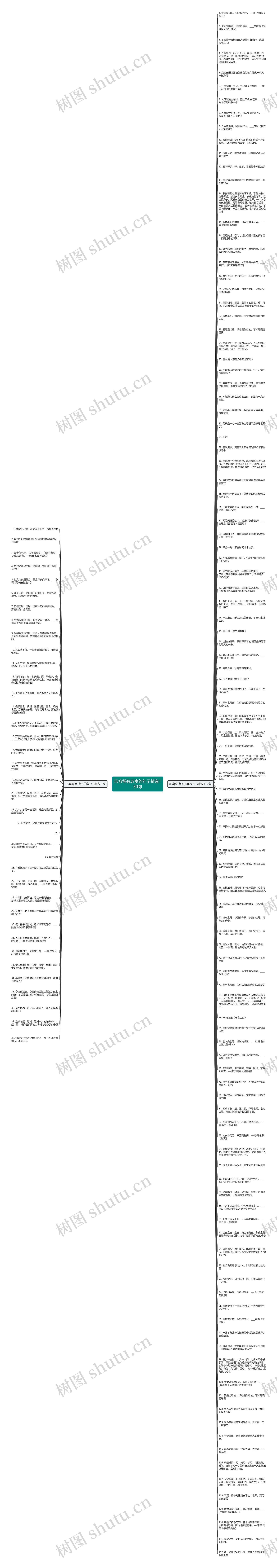 形容稀有珍贵的句子精选150句思维导图