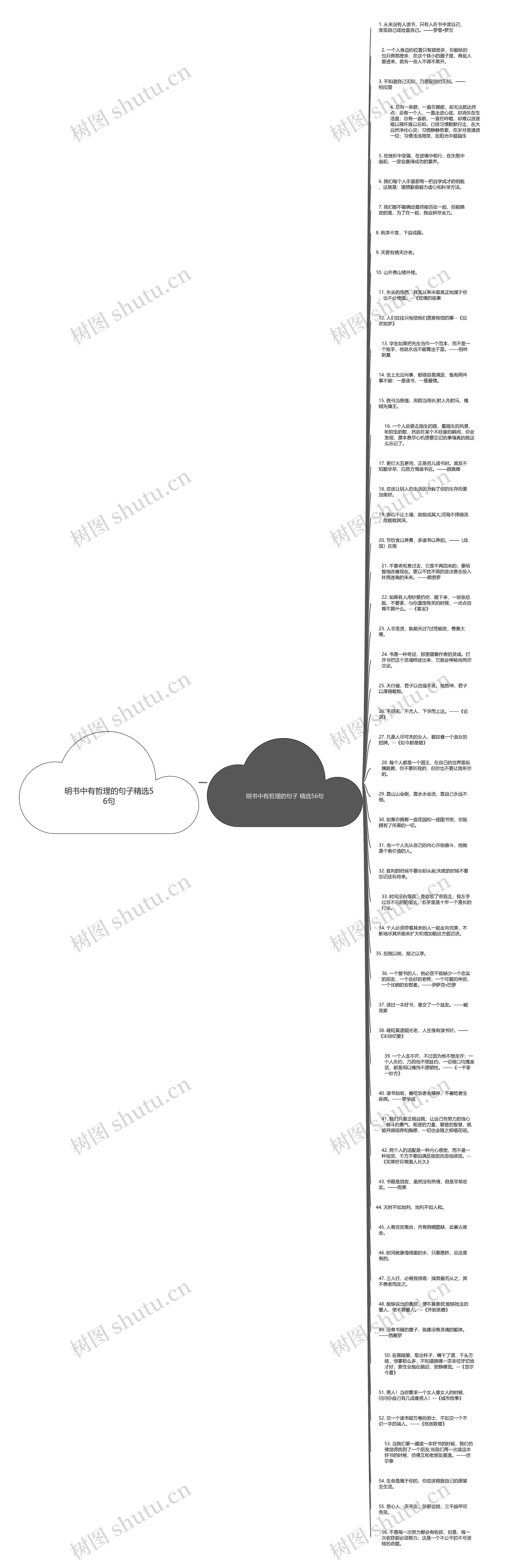 明书中有哲理的句子精选56句思维导图