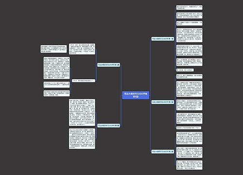 写出水痘的作文400字推荐5篇思维导图