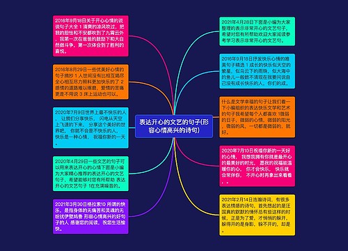 表达开心的文艺的句子(形容心情高兴的诗句)