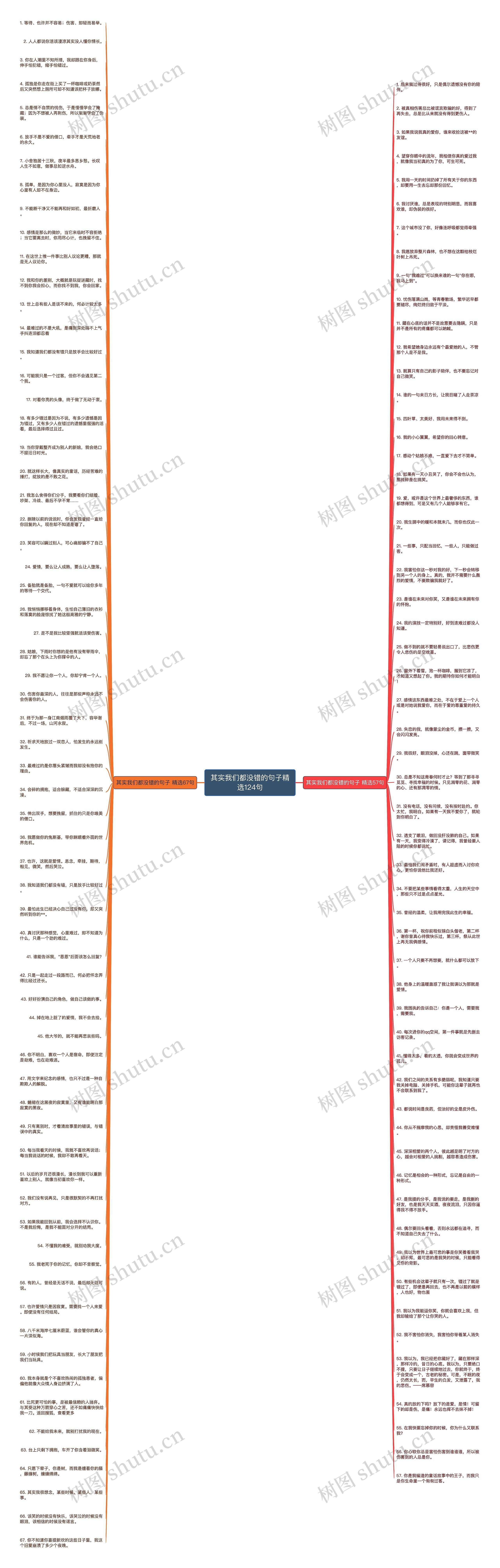 其实我们都没错的句子精选124句思维导图
