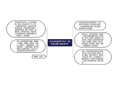 秋天多彩的季节句子【秋天是五颜六色的季节】